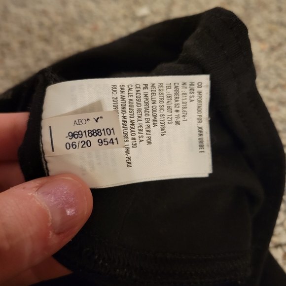 American Eagle Black Leggings Size Medium - Picture 6 of 6